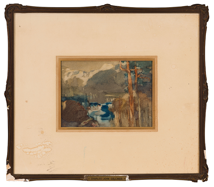 Untitled Mountain and Lake by Charles John Collings