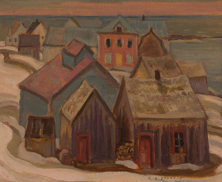 Village in Winter by Alexander Young (A.Y.) Jackson
