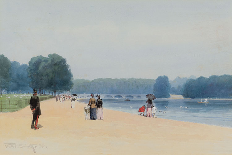 Hyde Park by Frederic Marlett Bell-Smith