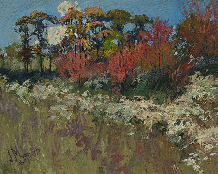 Fall Colour Near High Park by James Edward Hervey (J.E.H.) MacDonald
