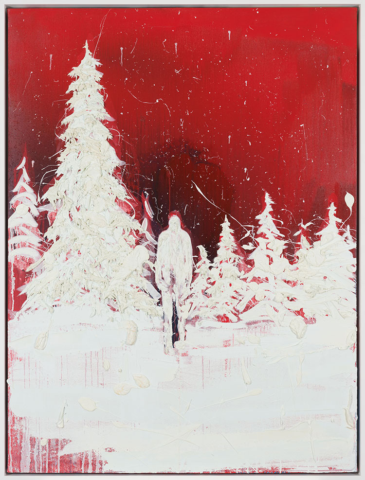 Snow Man by Kim Dorland