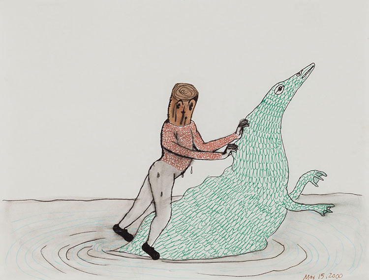 Figure and Animal par Royal Art Lodge: Marcel Dzama/Neil Farber