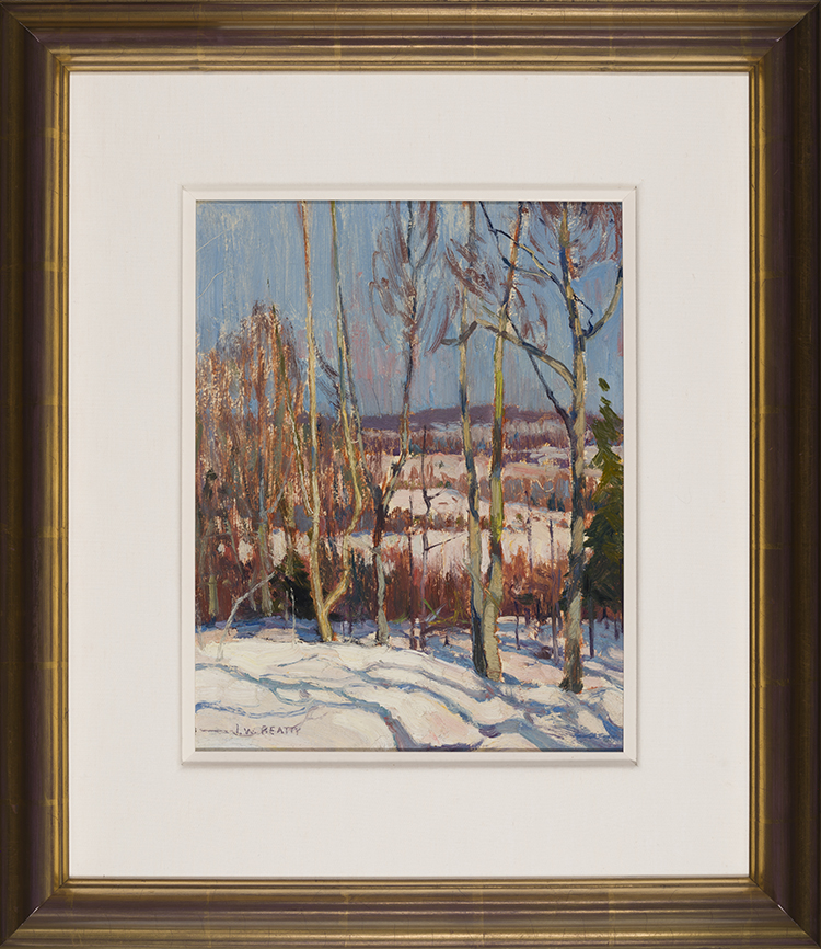 Trees in Winter par John William (J.W.) Beatty