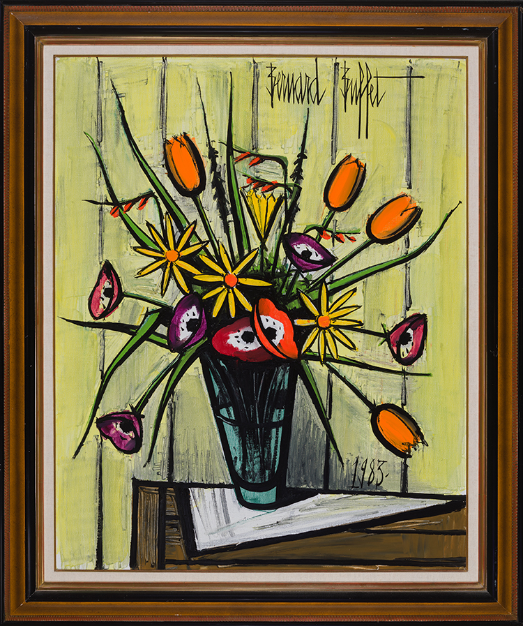Bouquet aux tulipes par Bernard Buffet