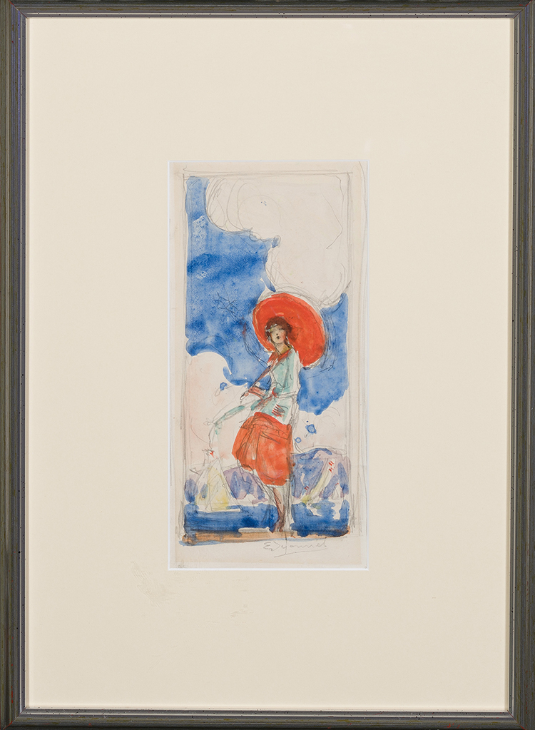 Girl with Parasol par Edmund Dyonnet