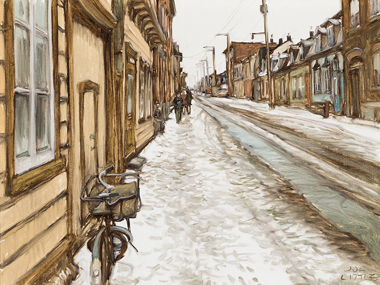 Rue Bagot, entre Victoria et Mazenod, Québec par John Geoffrey Caruthers Little