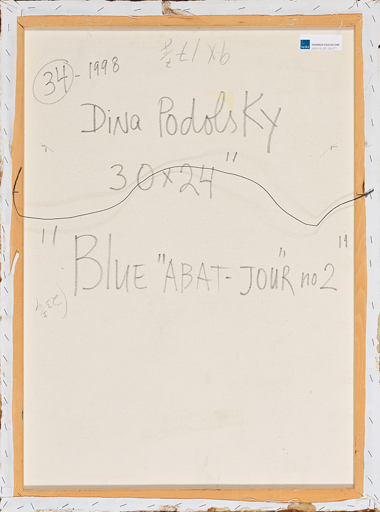 Blue Abat-Jour No. 2 par Dina Podolsky