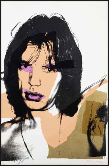 Mick Jagger (F. & S. II.141) par Andy Warhol