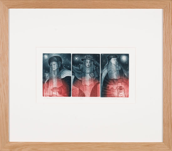 Three Mummers par David Lloyd Blackwood