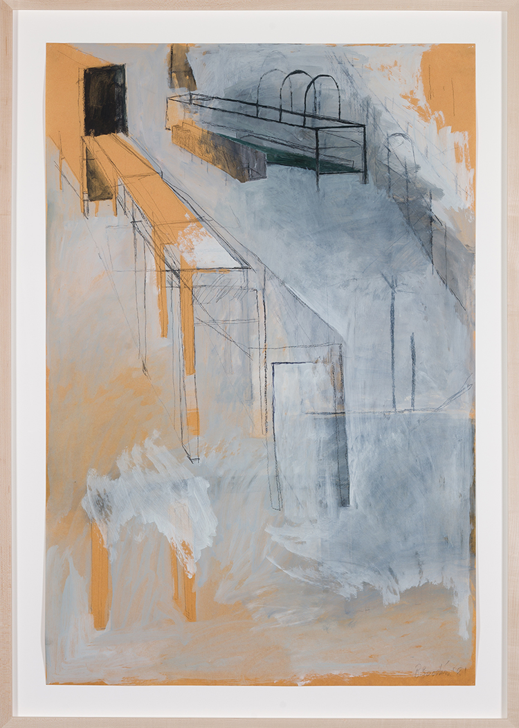 Untitled (In Berlin, A Triptych : The Beginning of the Fourth Part) par Betty Roodish Goodwin