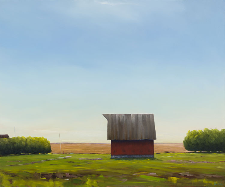 Barn CPR Red by Ross Penhall