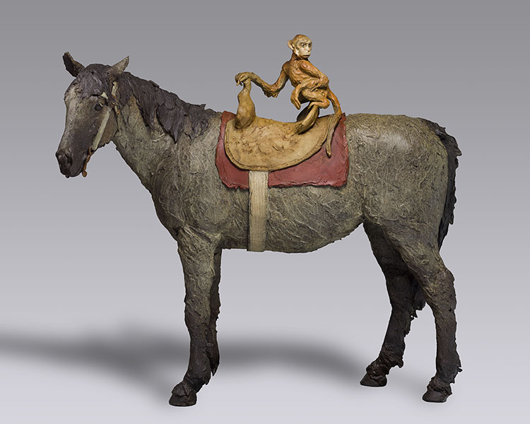 Emily's Horse (with Woo) (LT 3/7) by Joseph Hector Yvon (Joe) Fafard