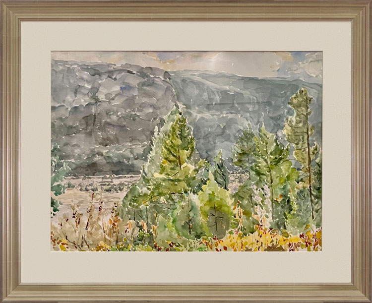 The Columbia River Valley (WC-059-87) par Dorothy Knowles