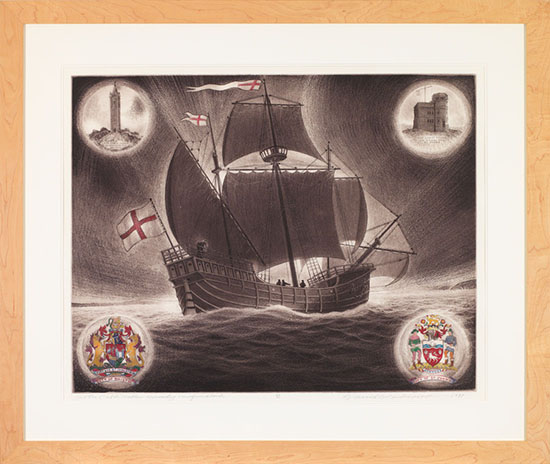 John Cabot Approaching Newfoundland par David Lloyd Blackwood