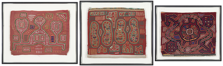 Six Mola Tapestries par South American Indigenous
