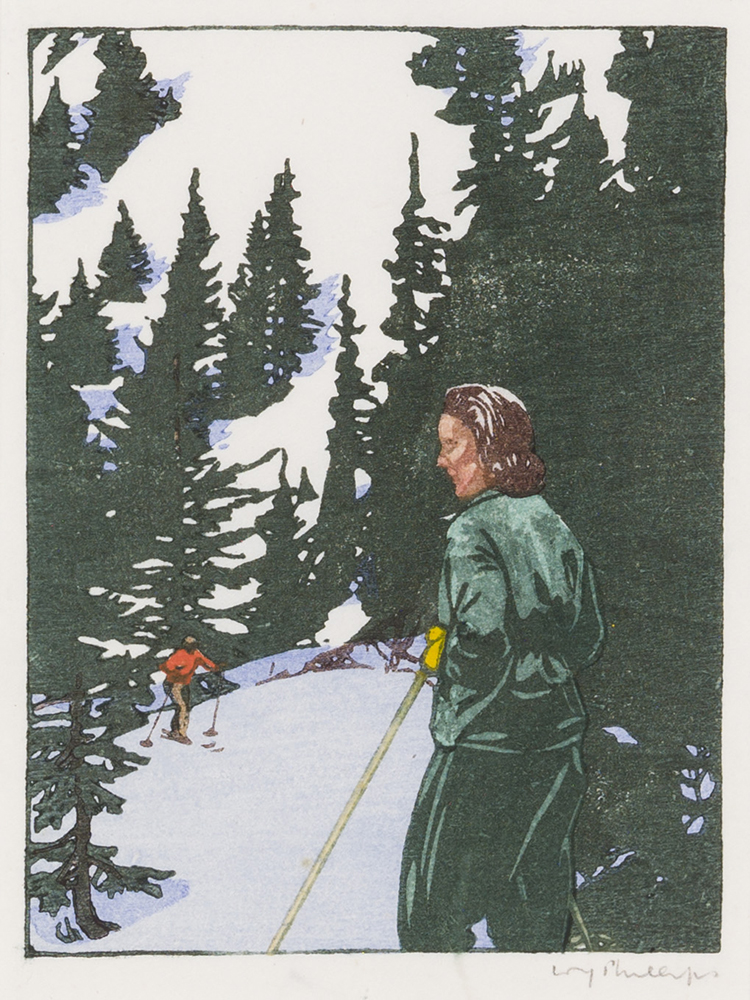 Ski Trail par Walter Joseph (W.J.) Phillips