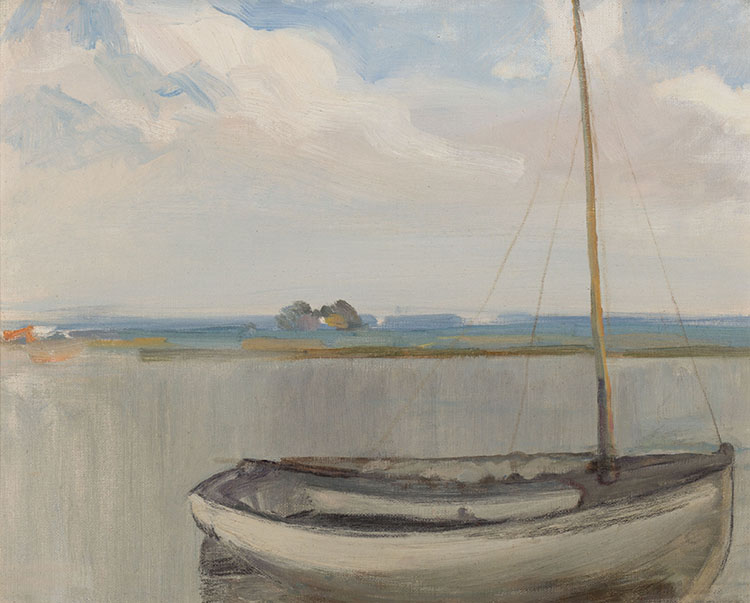 Sailing Boat on the River by Helen Galloway McNicoll