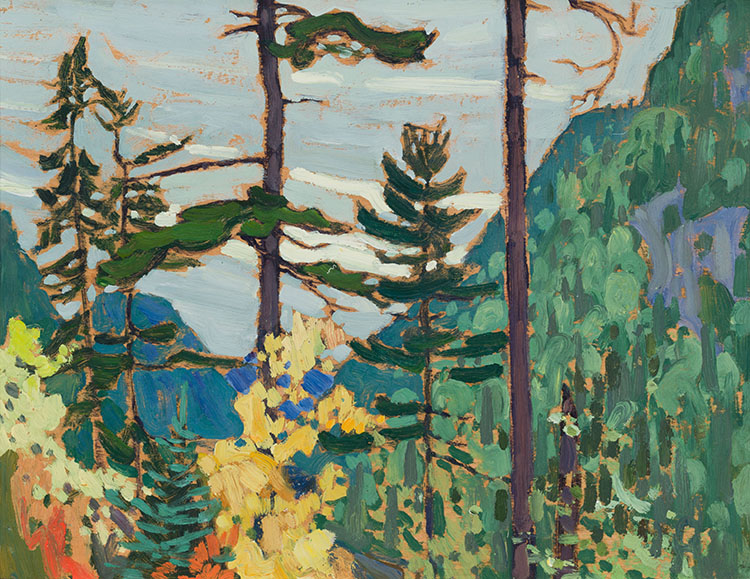 Yellow Birches, Algoma by Lawren Stewart Harris