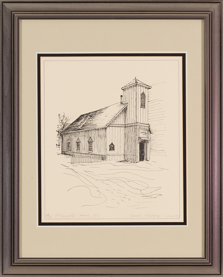 McDougall Church, 1873 by James Lindsay