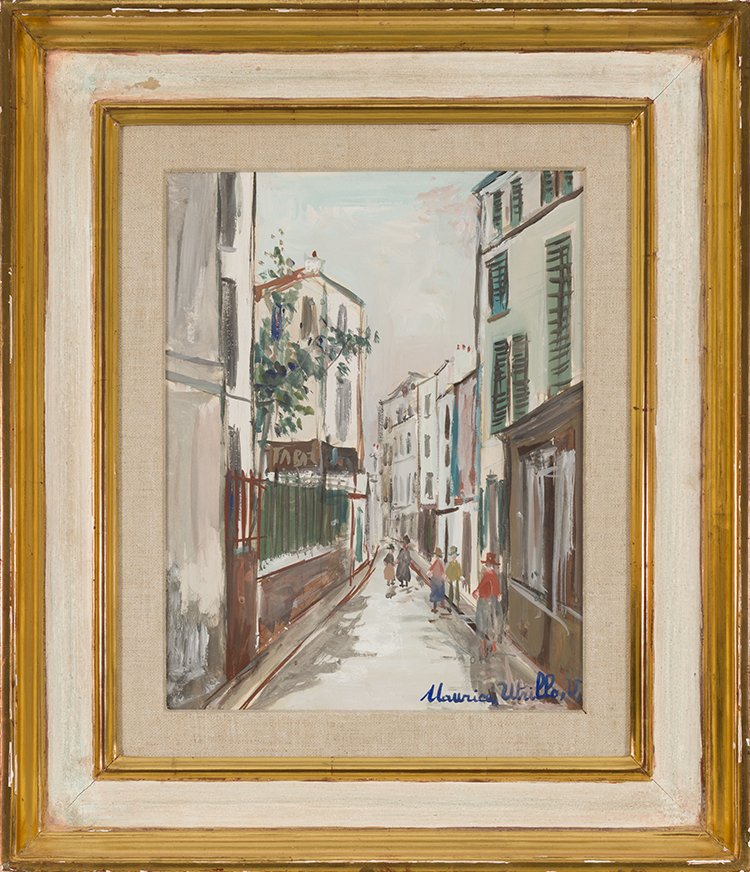 Promenade dans la ruelle by Maurice Utrillo