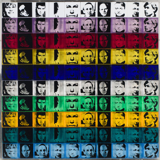Portraits of the Artists par Andy Warhol