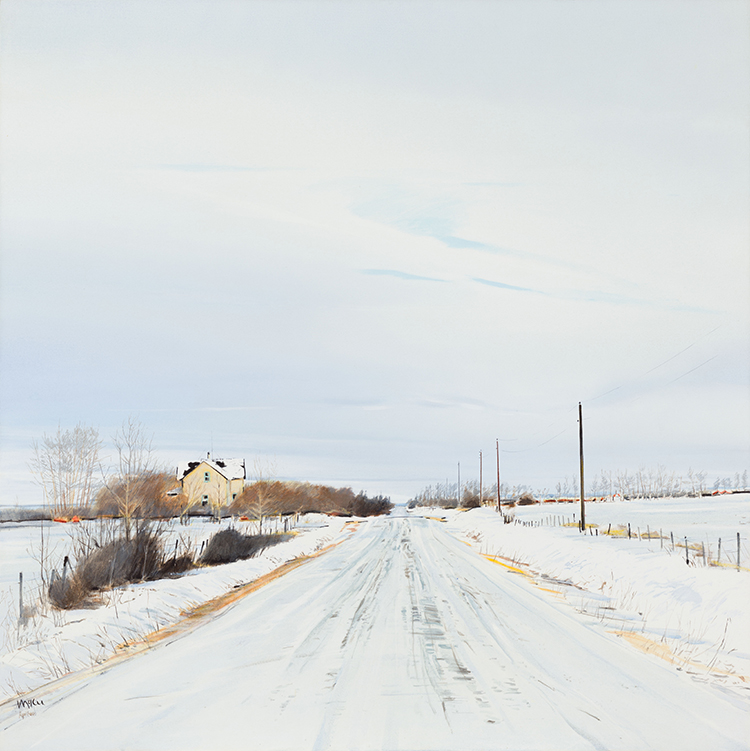 Country Road Looking North by John McKee