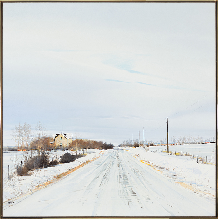 Country Road Looking North par John McKee