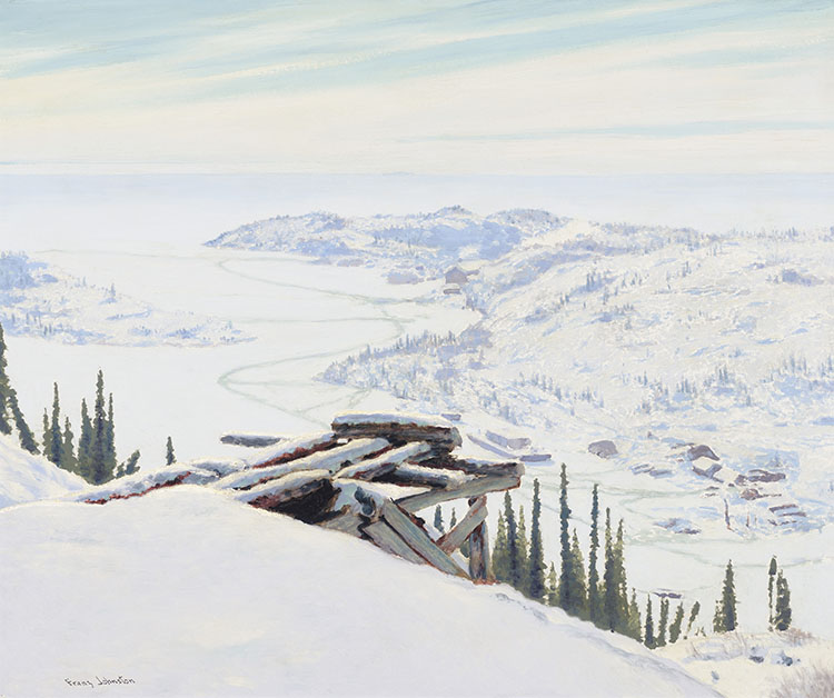 Eldorado Radium Mine from No. 2 Shaft, Great Bear Lake, N.W.T. by Frank Hans (Franz) Johnston