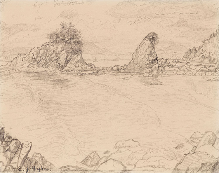West Coast of Vancouver Island by Edward John (E.J.) Hughes