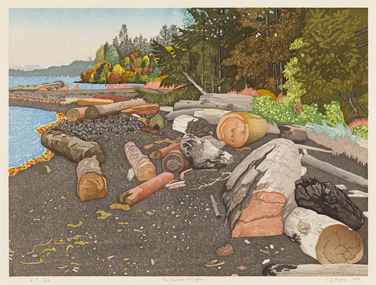 The Seashore at Crofton by Edward John (E.J.) Hughes