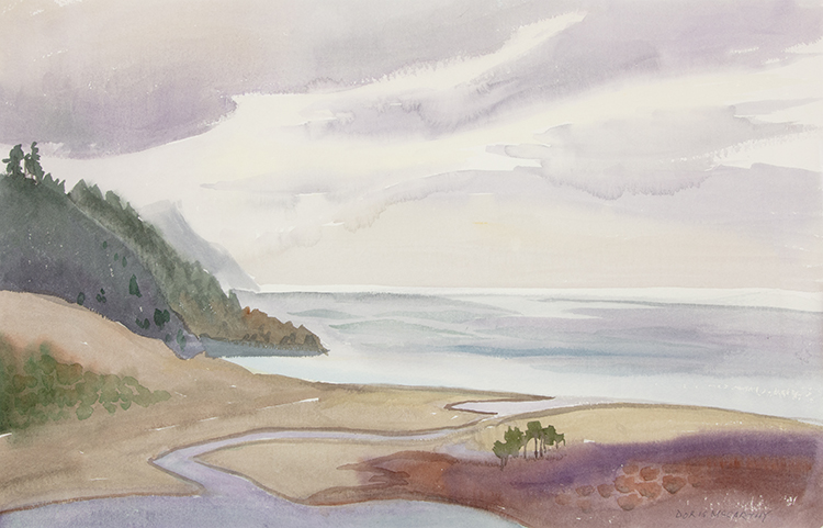 The Estuary - Oregon Coast par Doris Jean McCarthy