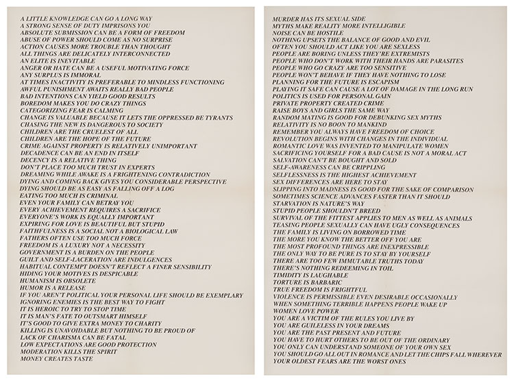 Truisms (Toronto) by Jenny Holzer