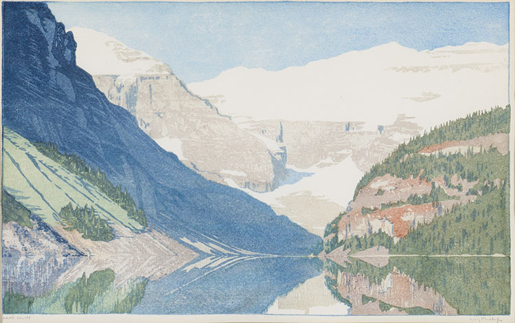 Lake Louise by Walter Joseph (W.J.) Phillips