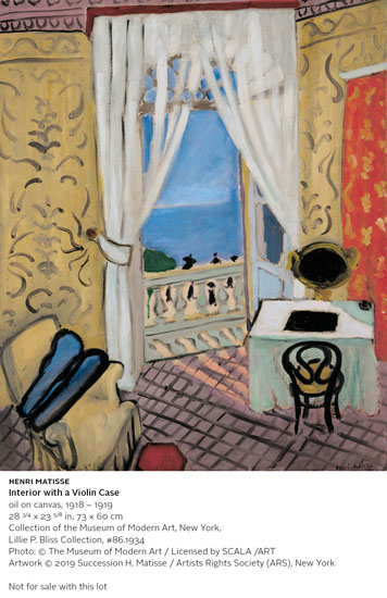 Femme assise sur un balcon par Henri Matisse