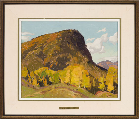 Hills at Dam Lake par Alfred Joseph (A.J.) Casson