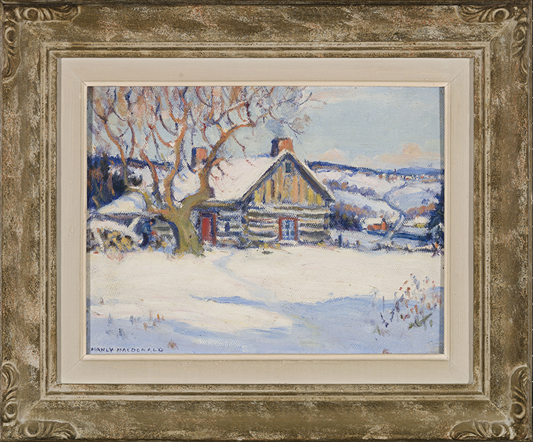 Cabin in Winter by Manly Edward MacDonald
