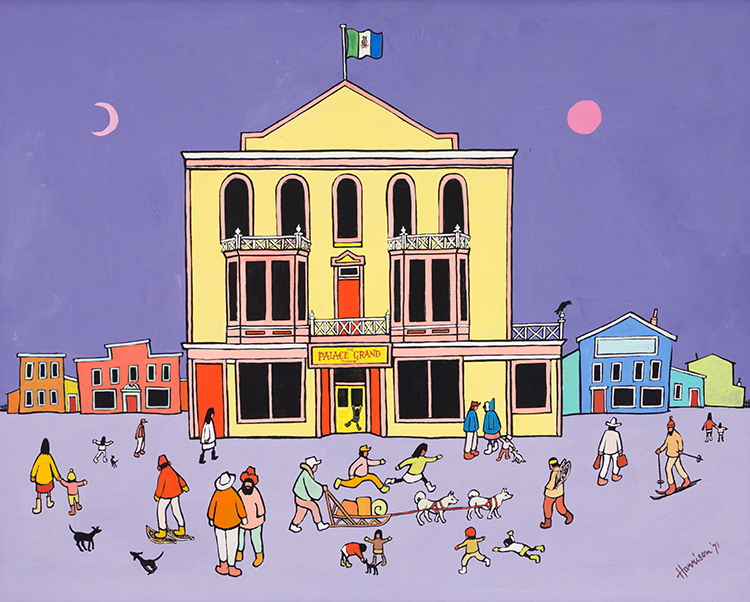 Dawson City Theatre by Ted Harrison