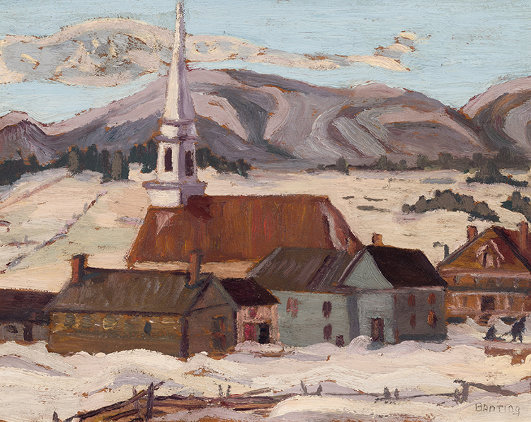 The Church at St. Fidèle, Quebec by Sir Frederick Grant Banting