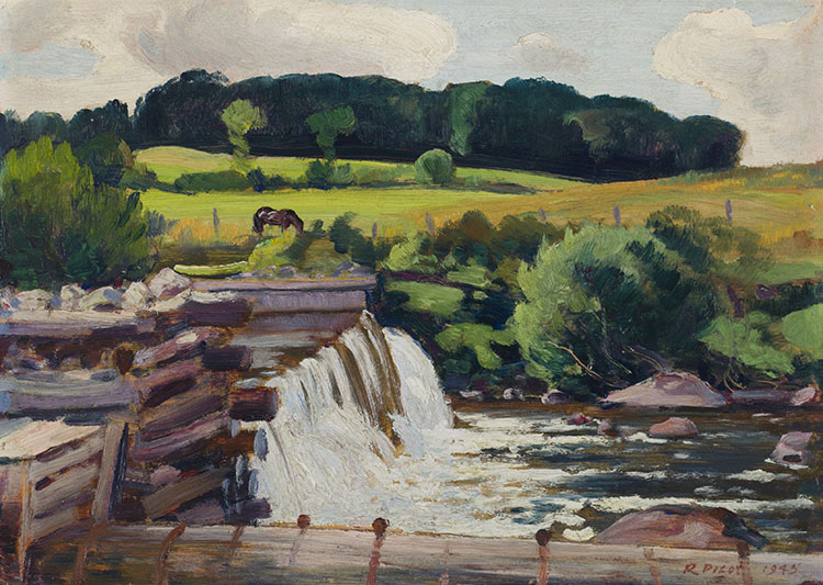 The Mill Dam, Christieville, PQ by Robert Wakeham Pilot