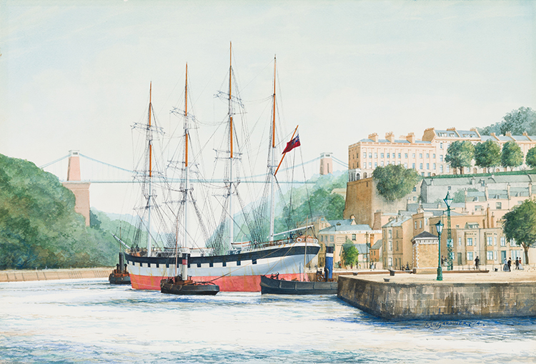 Glaucus at Bristol Harbour par Frank Gardiner