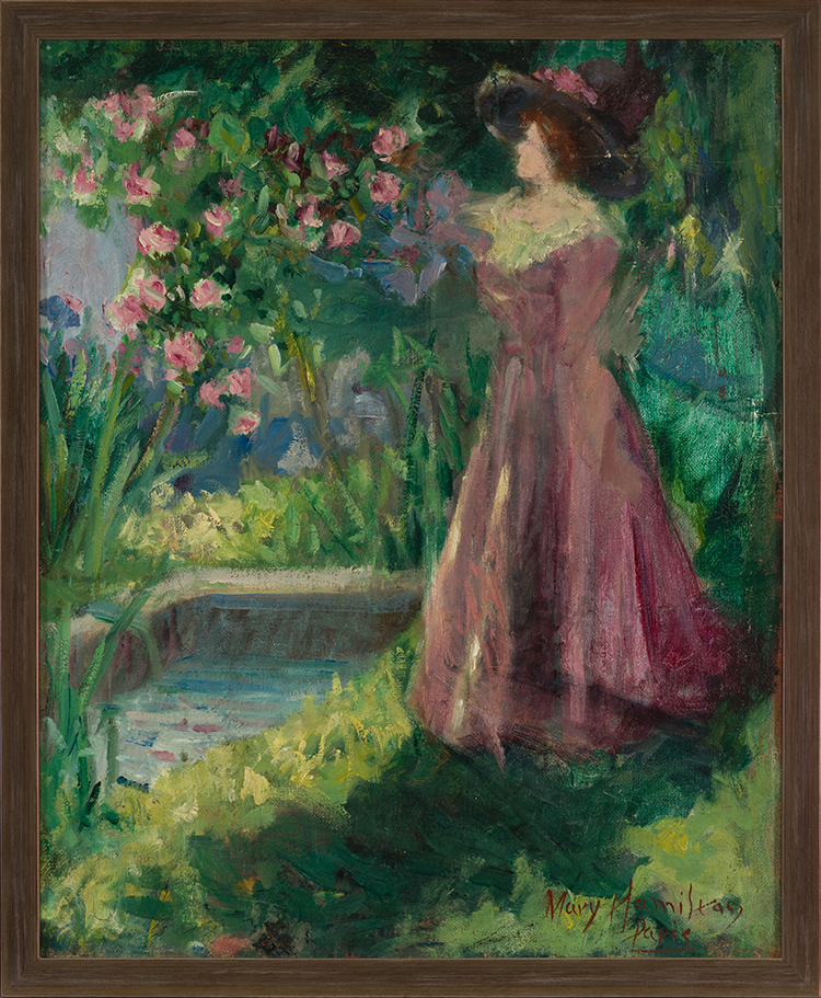 In the Garden (France) by Mary Riter Hamilton