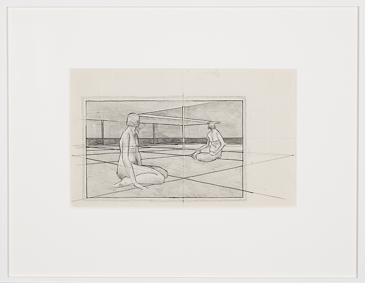 Two Nudes (AC00414) by Alexander Colville