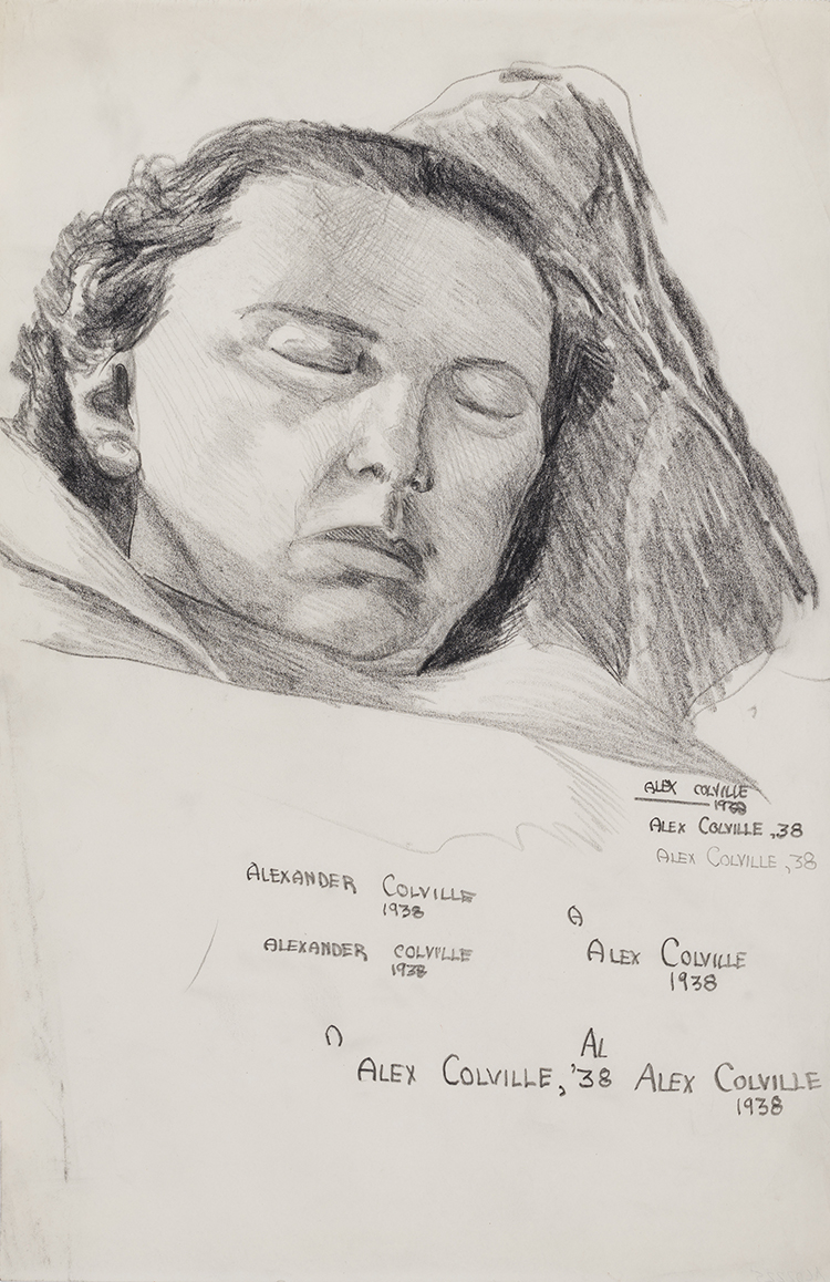 His Mother Sleeping (AC02225) by Alexander Colville