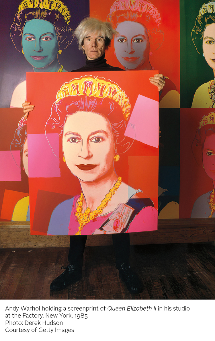 Queen Elizabeth II of the United Kingdom, from Reigning Queens (F.S.II.334) par Andy Warhol