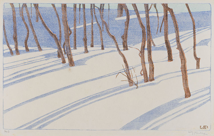 The Red River in Winter by Walter Joseph (W.J.) Phillips