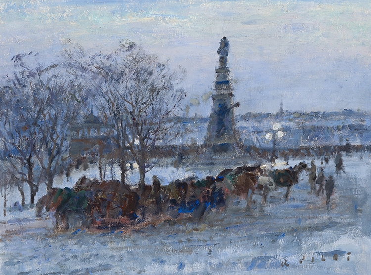 The Cab Stand, Place d'Armes by Robert Wakeham Pilot
