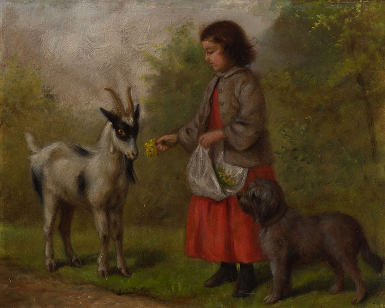 Lunch Time by Charlotte Mount Brock (Morrell) Schreiber