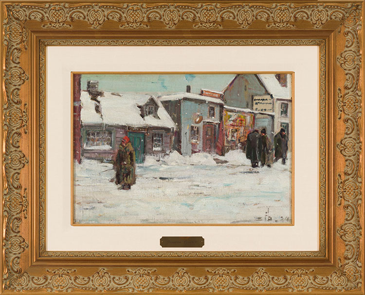 Canadian Winter Scene by Peleg Franklin Brownell