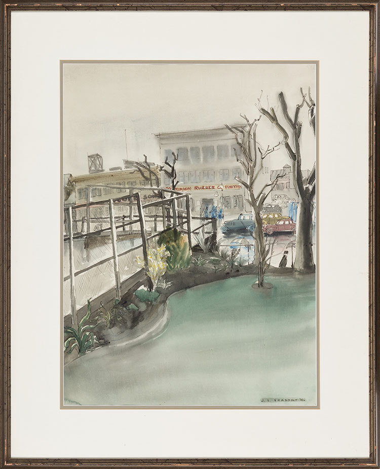 Homer Street, Rainy Day by Jack Leonard Shadbolt