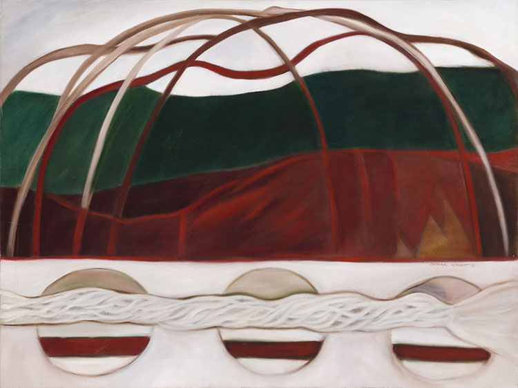 The End of the Day - Sweat Lodge by Joane Cardinal-Schubert